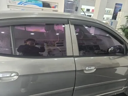 부산 재송동 뉴 모닝 넥스가드 전체 썬팅 재시공