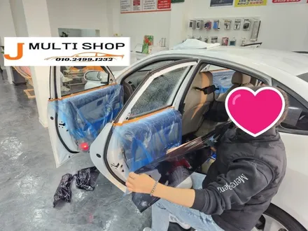 [부산] 수영 센텀 해운대 현대자동차 아반떼 HD 열 차단 썬팅 재시공