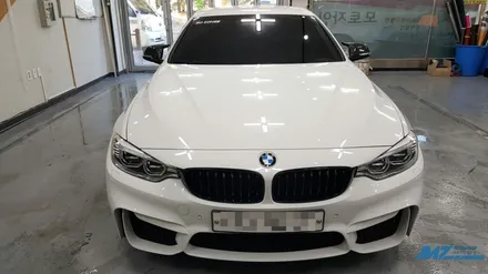 BMW 428i 루프스킨, 휠 도색, 흡기 그릴 랩핑 시공 - 원주루프스킨 / 원주시 무실동