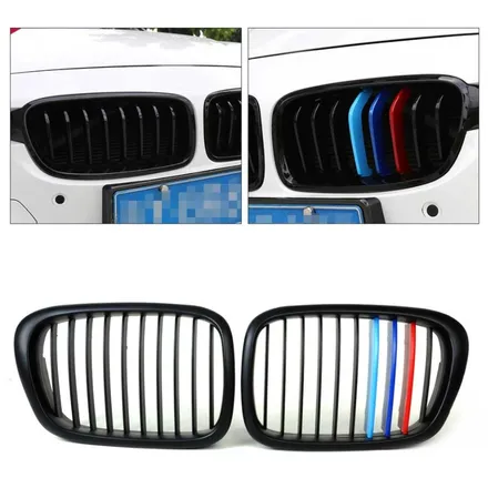 BMW 320d 그릴 실버크롬 부분 포인트랩핑 / 원주시 무실동