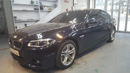 [원주] BMW 520D 블루색에서 화이트 전체 랩핑 / 원주시 무실동