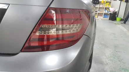 벤츠 C63 AMG 다크 그레이 전체 랩핑 - 원주 랩핑 / 원주시 무실동