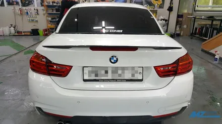 BMW 428i 루프스킨, 휠 도색, 흡기 그릴 랩핑 시공 - 원주루프스킨 / 원주시 무실동