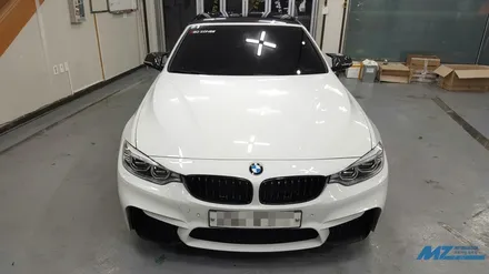 BMW 428i 루프스킨, 휠 도색, 흡기 그릴 랩핑 시공 - 원주루프스킨 / 원주시 무실동