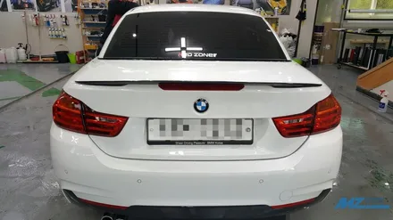BMW 428i 루프스킨, 휠 도색, 흡기 그릴 랩핑 시공 - 원주루프스킨 / 원주시 무실동