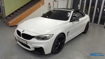 BMW 428i 루프스킨, 휠 도색, 흡기 그릴 랩핑 시공 - 원주루프스킨 / 원주시 무실동