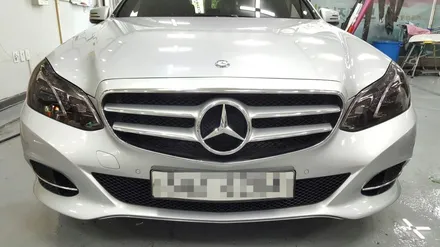 벤츠 E300 전 후 라이트필름 시공 / 원주시 무실동