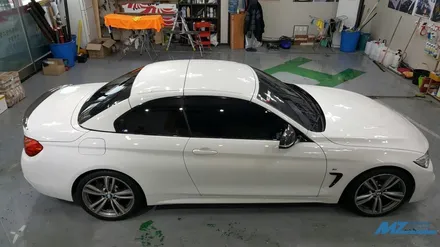 BMW 428i 루프스킨, 휠 도색, 흡기 그릴 랩핑 시공 - 원주루프스킨 / 원주시 무실동