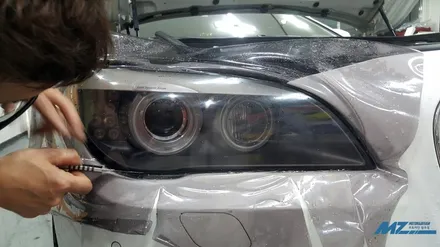 BMW 740i 라이트필름 / 원주시 무실동