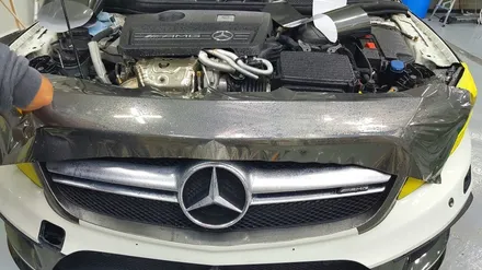 벤츠 GLA 45 AMG 블랙 크롬 랩핑  전체 시공 / 원주시 무실동