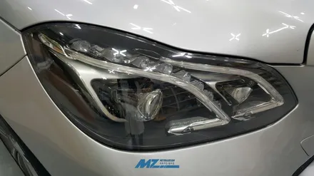 벤츠 E300 테일등, 헤드 라이트 필름 랩핑 / 원주시 무실동
