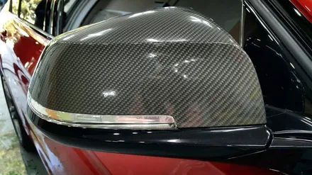 BMW M 시리즈 320d  카본 사이드미러 랩핑 순정느낌 / 원주시 무실동