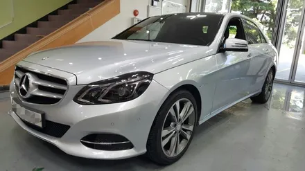 벤츠 E300 전 후 라이트필름 시공 / 원주시 무실동