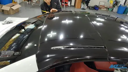 BMW 428i 루프스킨, 휠 도색, 흡기 그릴 랩핑 시공 - 원주루프스킨 / 원주시 무실동