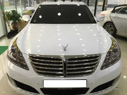 에쿠스 헤드라이트 테일등 라이트필름 포스 업글- 원주랩핑,수입차랩핑,모토자인 원주점 / 원주시 무실동