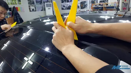 BMW 428i 루프스킨, 휠 도색, 흡기 그릴 랩핑 시공 - 원주루프스킨 / 원주시 무실동