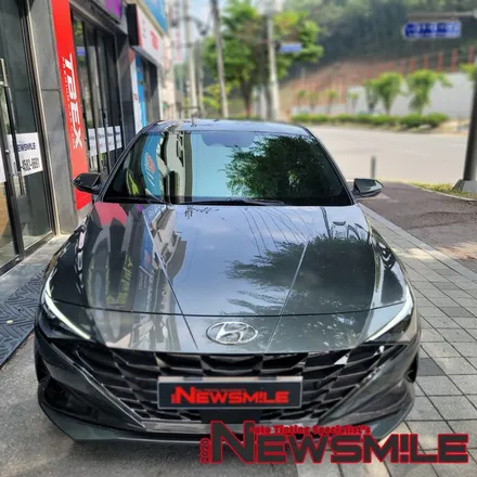경기광주썬팅, 아반떼 쏠라가드 새턴 썬팅 / 블랙박스 시공! / 광주 송정동