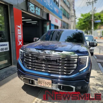 경기광주썬팅 GMC 씨에라 드날리, 어보브 하츠, 블랙박스 Gx5 / 광주 송정동