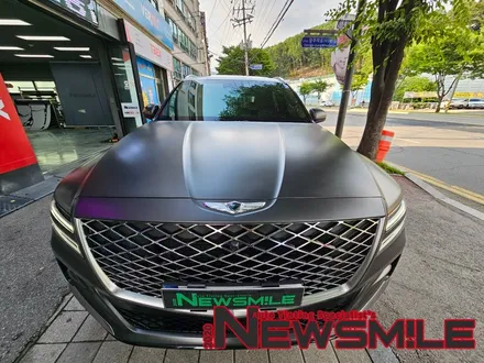 경기광주썬팅 제네시스 gv80 글라스틴트 선셋, 파인뷰  Lxq500파워 블랙박스 / 광주 송정동