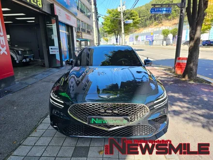 경기광주썬팅잘하는곳, 루마버텍스900, 블랙박스 아이나비 Qxd8000 로 진행한 제네시스 G70 / 광주 송정동