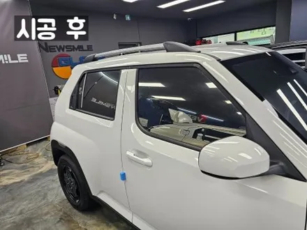 경기도광주티벡스 캐스퍼썬팅추천 솔라가드 베럴X 블박+보조배터리 시공 / 광주 송정동