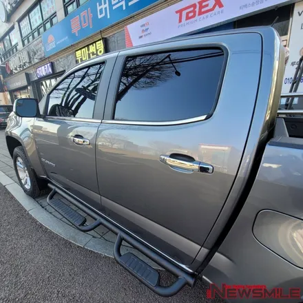 쉐보레콜로라도 전체썬팅 / 성남블랙박스 설치 사례 / 광주 송정동
