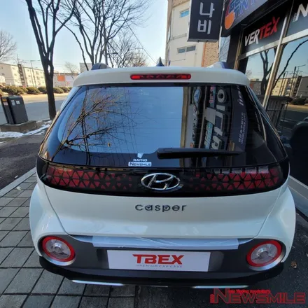 경기광주블랙박스설치 캐스퍼 전체썬팅 / 파인뷰 LX5000 파워, PPF, 필립스 LED라이트 교체사례 / 광주 송정동