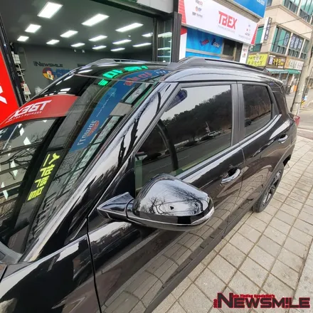 경기광주블랙박스 트레일블레이저 전체썬팅 / 아이나비 설치 사례 / 광주 송정동
