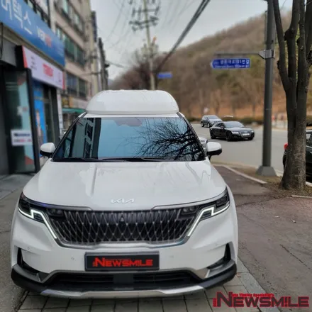 경기광주썬팅, 카니발 하이리무진 특장버전 썬팅 작업! / 광주 송정동