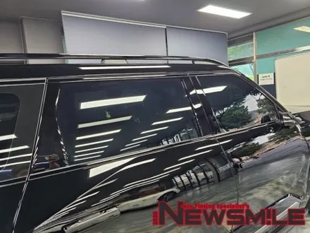경기광주썬팅 Ev9썬팅 레이노F95, 튜온.정품 사이드스텝 시공 후기! / 광주 송정동