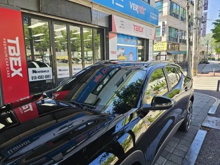 경기광주썬팅 트랙스 크로스오버 루마피너쿨90 블랙박스 파인뷰Lxq600파워 / 광주 송정동