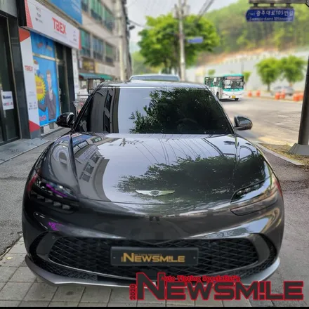 경기광주썬팅 뉴스마일, 제네시스 gv60 썬팅 레이노 팬텀2 F85 / 광주 송정동