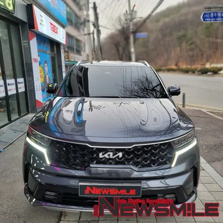 경기광주신차패키지, 쏘렌토MQ4 썬팅 / 블랙박스 / 보조배터리 시공! / 광주 송정동