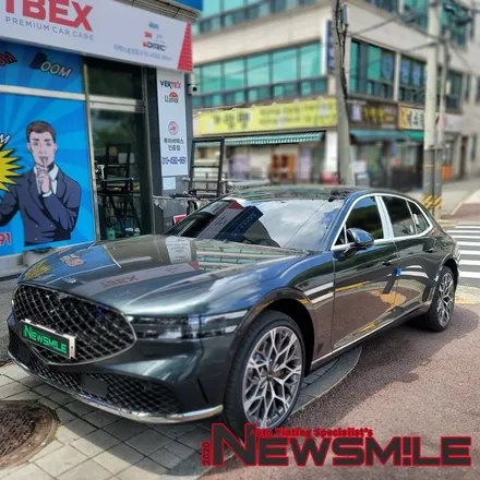 경기광주썬팅 제네시스G90 썬팅 버텍스 1100 / 광주 송정동