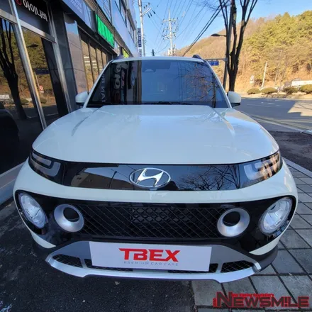 경기광주블랙박스설치 캐스퍼 전체썬팅 / 파인뷰 LX5000 파워, PPF, 필립스 LED라이트 교체사례 / 광주 송정동