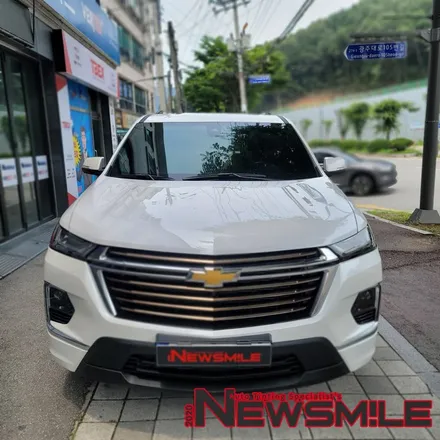 경기광주썬팅, 트래버스 차량 레이노 크로마7 썬팅, 블랙박스 장착 / 광주 송정동
