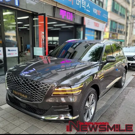 경기광주썬팅  GV80 버텍스 900, 블박 파인뷰lx7700 시공 / 광주 송정동