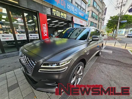 경기광주썬팅 제네시스 gv80 글라스틴트 선셋, 파인뷰  Lxq500파워 블랙박스 / 광주 송정동