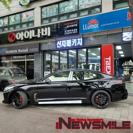 경기광주신차패키지, 스팅어 차량 썬팅 / 블랙박스 설치 / 광주 송정동