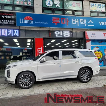 경기광주신차패키지, 신형 펠리세이드 차량썬팅 / 블랙박스 설치 / 광주 송정동