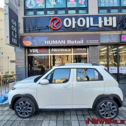 경기광주블랙박스설치 캐스퍼 전체썬팅 / 파인뷰 LX5000 파워, PPF, 필립스 LED라이트 교체사례 / 광주 송정동