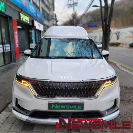 경기광주신차패키지, 카니발 하이리무진 차량  썬팅 / 블랙박스 시공 / 광주 송정동