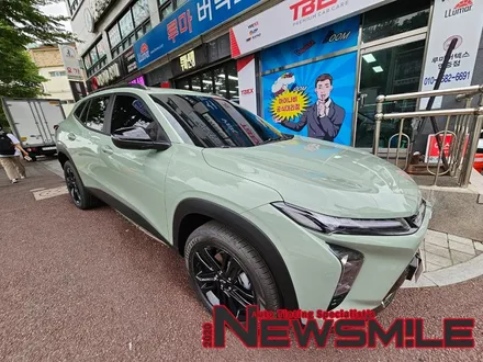 경기광주썬팅잘하는 곳 트랙스 크로스오버 썬팅 레이노f95, 블박 아이나비Qxd8000, 트랙스멀티팩작업 / 광주 송정동