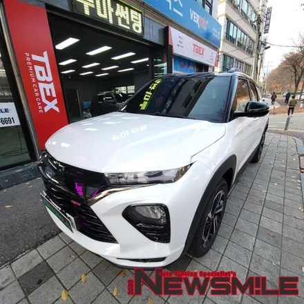 경기광주신차패키지, 트레일블레이저 차량 버텍스 700 / 블랙박스 설치 / 샤크안테나 교환 / 광주 송정동