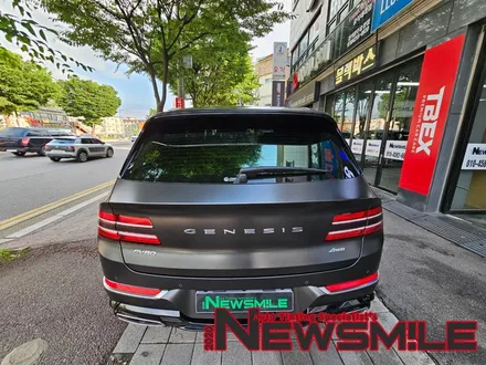 경기광주썬팅 제네시스 gv80 글라스틴트 선셋, 파인뷰  Lxq500파워 블랙박스 / 광주 송정동