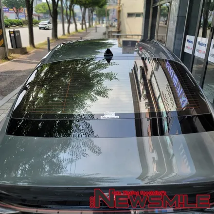 경기광주썬팅, 아반떼 쏠라가드 새턴 썬팅 / 블랙박스 시공! / 광주 송정동