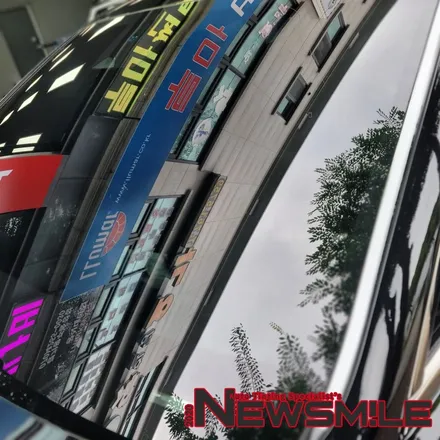 경기광주신차패키지, 제네시스 G80 차량 레이노 F95 팬텀2 썬팅 / 블랙박스 설치 / 광주 송정동
