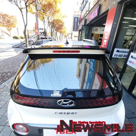 경기광주신차패키지, 캐스퍼 차량 쏠라가드 배럴X / 블랙박스 설치 / 광주 송정동
