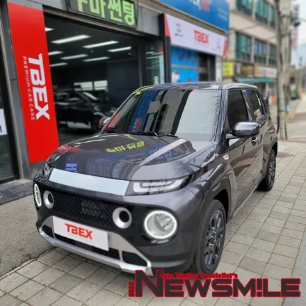 경기광주레이노썬팅, 캐스퍼 차량 레이노 R2 / 블랙박스 설치 / 보조배터리 / 네비매립 / PPF 시공 / 광주 송정동