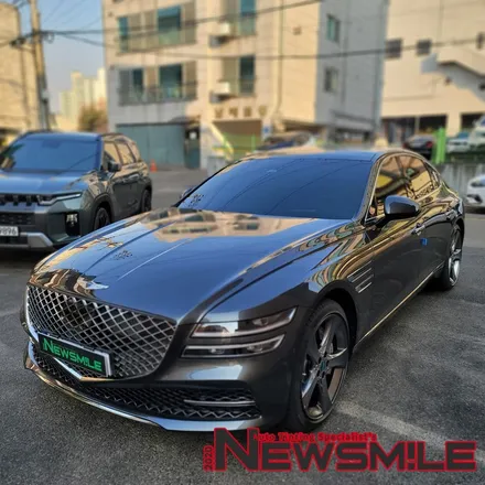 경기광주신차패키지, 제네시스 G80 차량 루마버텍스700,900 / 블랙박스 설치 / PPF / 보조배터리 설치 / 광주 송정동